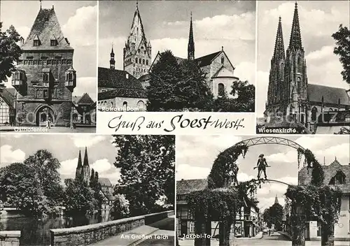 Soest Arnsberg Osthofentor Patrokli Dom Wiesenkirche Grosser Teich Jakobi Tor / Soest /Soest LKR