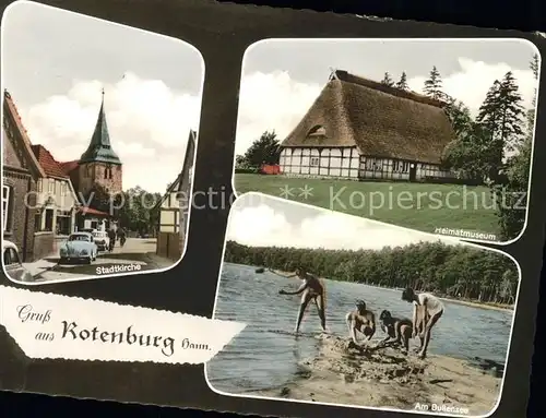 Rotenburg Wuemme Stadtkirche Heimatmuseum Bullensee Kat. Rotenburg (Wuemme)