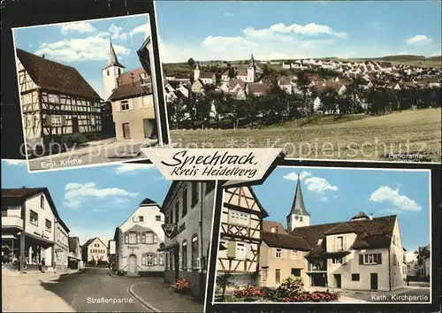 Spechbach Spechbach Kirche Strassenpartie Panorama Kat. Spechbach