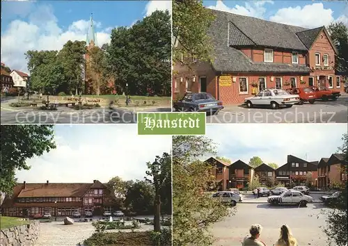 Hanstedt Nordheide St. Jakobi Kirche Hotel Sellhorn Gasthof Zum Dorfkrug Ladenzentrum Kat. Hanstedt