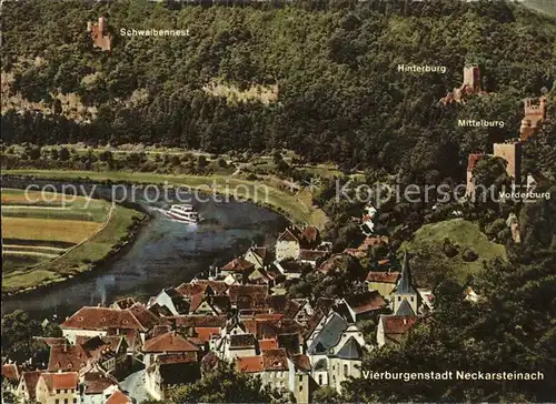 Neckarsteinach die Vierburgenstadt am Neckar Kat. Neckarsteinach