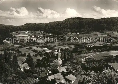 Wilhelmsfeld Ortsansicht mit Kirche Luftkurort Kat. Wilhelmsfeld