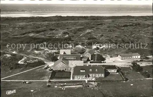 Langeoog Nordseebad Fliegeraufnahme Cafe Restaurant Osterhoek Kat. Langeoog