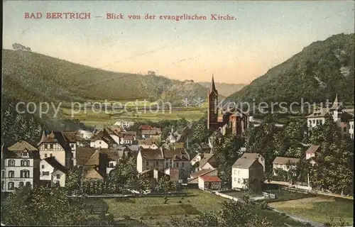 Bad Bertrich Blick von der ev Kirche Kat. Bad Bertrich