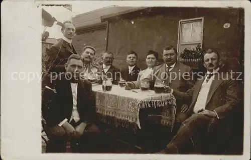 Braunschweig Gruppenfoto im Gasthaus Kat. Braunschweig