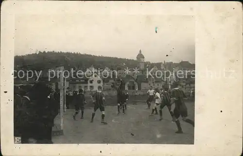 Lahr Schwarzwald Fussballspiel Ortsansicht Kat. Lahr