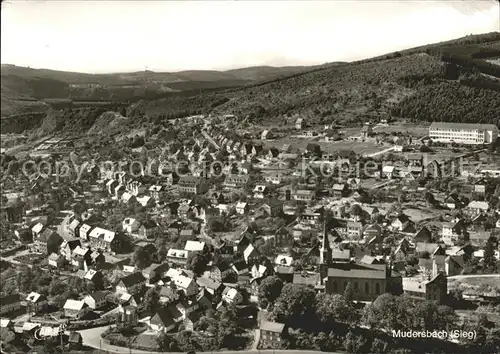 Mudersbach Sieg Fliegeraufnahme Kat. Mudersbach