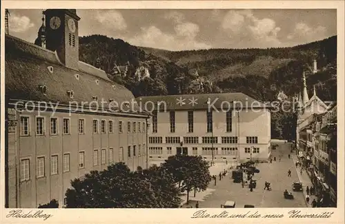 Heidelberg Neckar Die alte und neue Universitaet Kat. Heidelberg