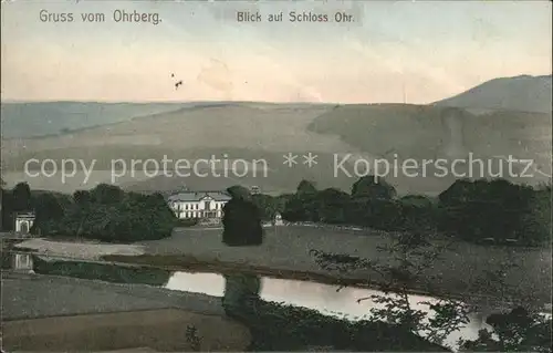 Emmerthal Niedersachsen Blick auf Schloss Ohr Kat. Emmerthal