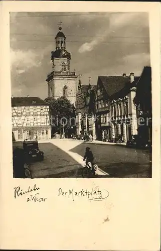 Rinteln Marktplatz Kirche Kat. Rinteln