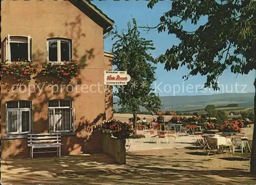 Bannensiek Hotel Pension Sonnenhoehe Terrasse Kat. Hameln