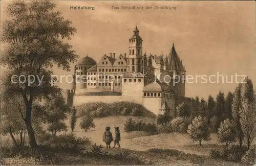 Heidelberg Neckar Schloss Kat. Heidelberg