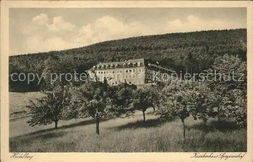 Heidelberg Neckar Krankenhaus Speyerershof Kat. Heidelberg