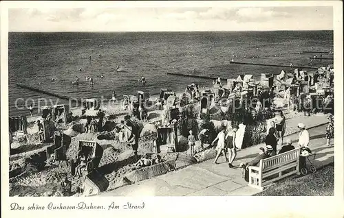 Duhnen Strandleben Kat. Cuxhaven