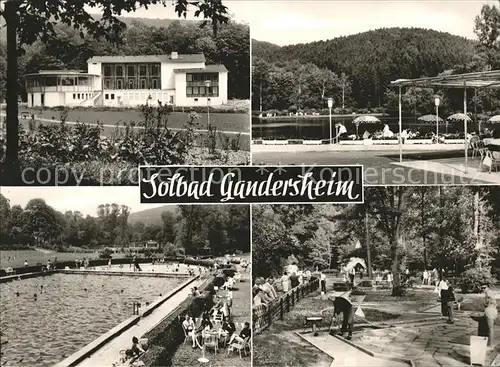 Bad Gandersheim KurhausOsterbergsee u.Freibad Kat. Bad Gandersheim