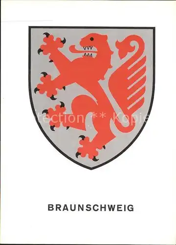 Braunschweig Stadtwappen Kat. Braunschweig