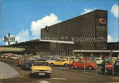 Braunschweig Hauptbahnhof mit div.Autos Kat. Braunschweig