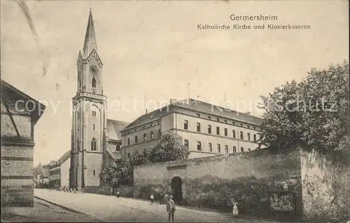 Germersheim Kath.Kirche u.Klosterkaserne Kat. Germersheim