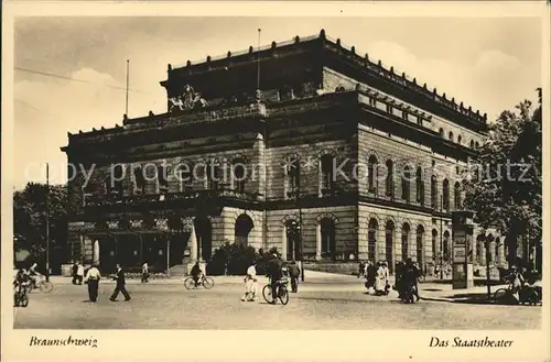 Braunschweig Das Staatstheater Kat. Braunschweig