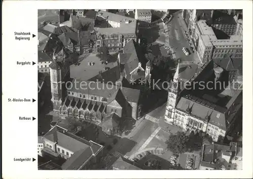Braunschweig Luftaufnahme Kat. Braunschweig