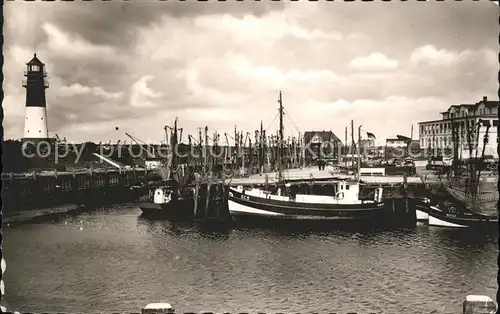 Buesum Nordseebad Hafen Leuchtturm Kat. Buesum