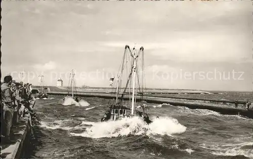 Buesum Nordseebad Fischerflotte Kat. Buesum