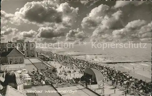 Westerland Sylt Strand Promenade Konzertmuschel Kat. Westerland