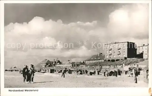 Westerland Sylt Strandleben Kat. Westerland