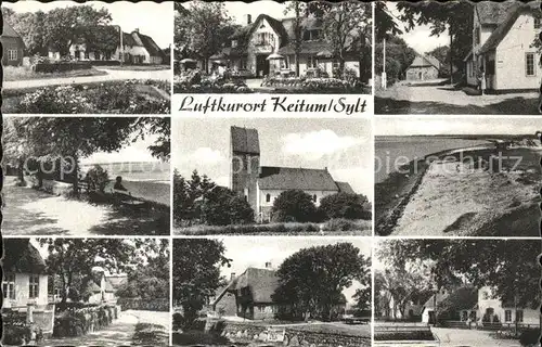 Keitum Sylt Ansichten Haeuser Kirche Strand / Sylt-Ost /Nordfriesland LKR