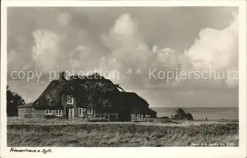 Insel Sylt Friesenhaus Kat. Westerland