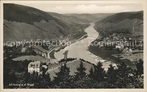 Bullay Mosel Moselpanorama und Alf Kat. Bullay