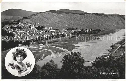 Enkirch Mosel Moselpanorama Kat. Enkirch