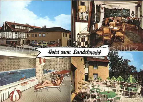 Heiningen Wolfenbuettel Hotel Restaurant Zum Landskneckt Kat. Heiningen