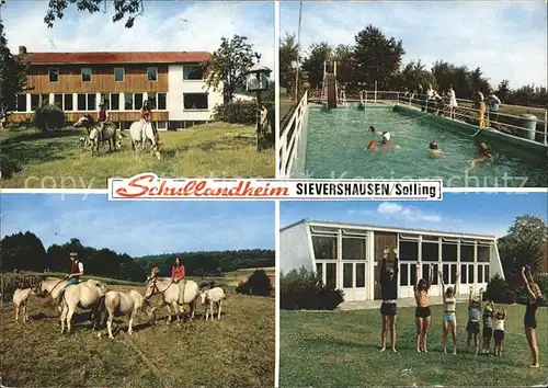 Sievershausen Dassel Schullandheim Pferde Kinder Schwimmbad / Dassel /Northeim LKR