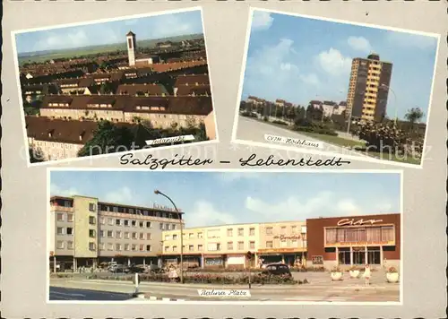 Lebenstedt Berliner Poeatz CVJM Hochhaus Panorama Kat. Salzgitter