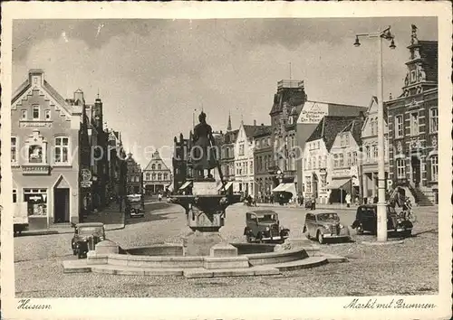 Husum Nordfriesland Marktplatz Brunne Autos / Husum /Nordfriesland LKR