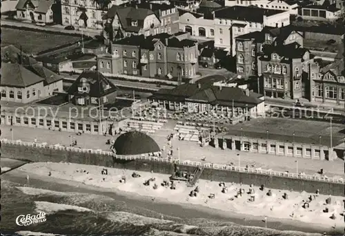 Westerland Sylt Fliegeraufnahme Villa Roth Strand Kat. Westerland