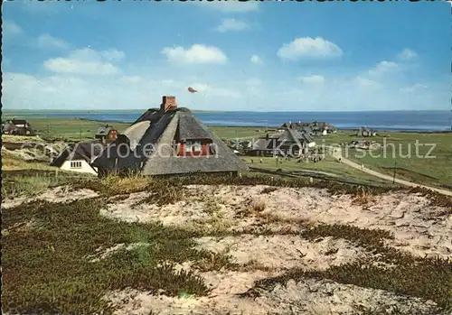 Insel Sylt Ferienhaeuser am Watt Duenen Kat. Westerland