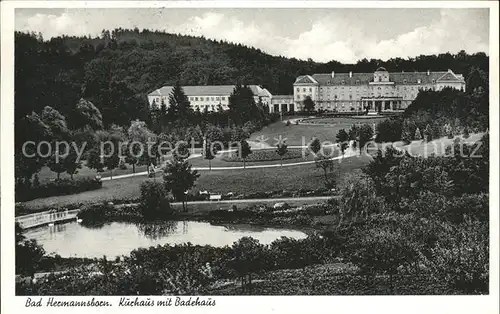 Bad Hermannsborn Badehaus Kurhaus Kat. Bad Driburg