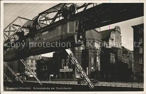 Wuppertal Elberfeld Schwebebahn Thaliatheater Kat. Wuppertal