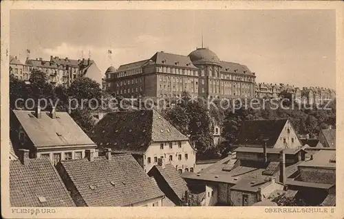 Flensburg Oberrealschule II Kat. Flensburg