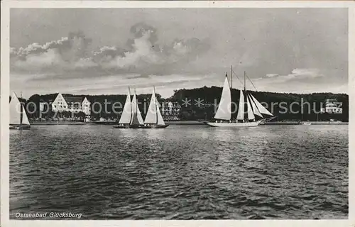 Gluecksburg Ostseebad Segelboote Kat. Gluecksburg (Ostsee)