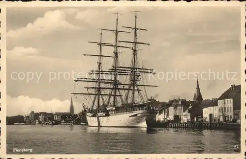 Flensburg Segelschiff Kat. Flensburg