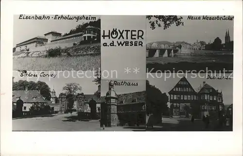 Hoexter Weser Dechnei Schloss Corvey Kat. Hoexter