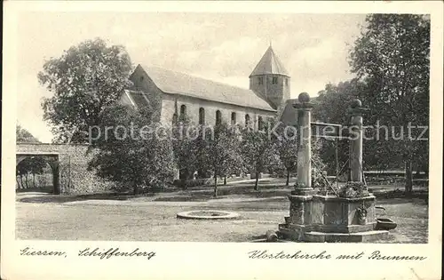 Giessen Lahn Schiffenberg Klosterkirche Brunnen / Giessen /Giessen LKR