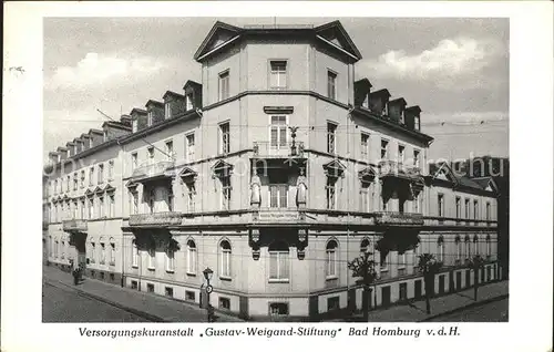 Bad Homburg Verseorungskuranstalt Gustav Weigand Stiftung  Kat. Bad Homburg v.d. Hoehe