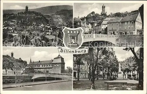 Dillenburg Wappen Obertor Wilhelmsplatz Kat. Dillenburg