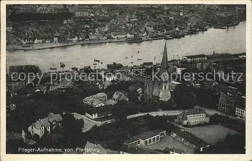 Flensburg Fliegeraufnahme Kat. Flensburg