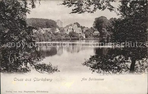 Gluecksburg Ostseebad Schlosssee Kat. Gluecksburg (Ostsee)