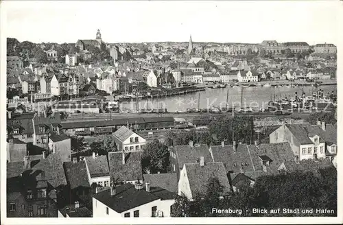 Flensburg Stadt Hafen Kat. Flensburg